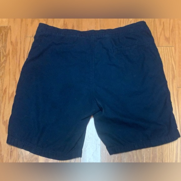 Men’s 36 Slim Fit Navy Blue AMERICAN RAG Snap Closure Zip Fly Drawstring Shorts - Picture 11 of 16